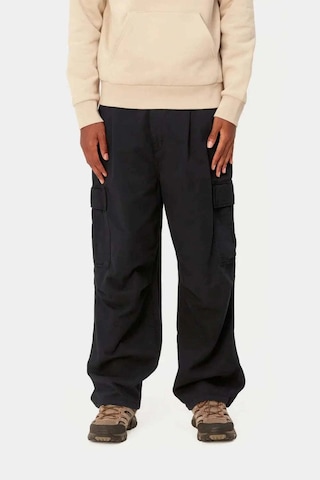 Carhartt Wıp Unisex Cole Cargo Pant - %100 Pamuk, Geniş Paça Pantolon Siyah