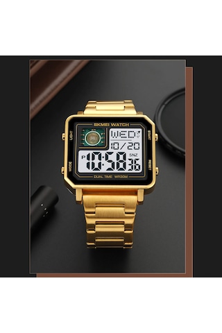 Skmeı 2033 Spor Saatleri Geri Sayım Çift Zamanlı Saat Alarm Saati Kronograf Masa Dijital Saatler 30 Metre Su Geçirmez Saat Çok Renkli