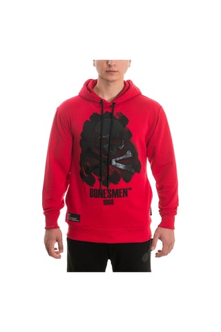 Bonesmen Erkek Kapüşonlu Sweatshirt (463018464) Kırmızı