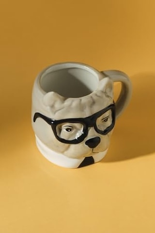 Karaca Anımal Buldog Mug Açık Ahşap