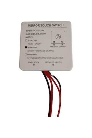 12-24v 5a Dokunmatik Touch Ayna Arkası Sensör Ayna Lambası Banyo Aynası Mobilya Sensörü
