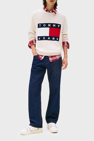 Tommy Jeans Erkek Kazak Dm0dm22105 Afn Bej Bej