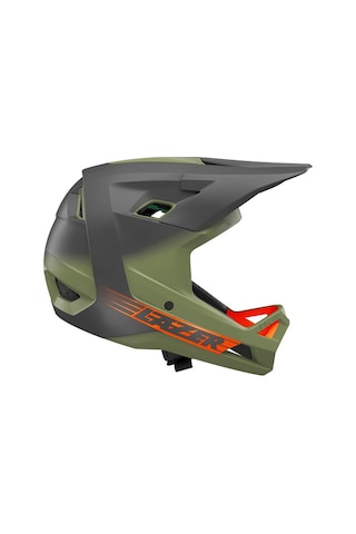 Kask Fullface Lazer Chase Mat Yeşil M Turuncu - Yeşil