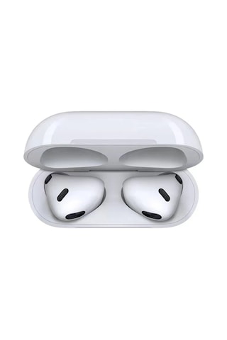 Movenchy Apple Uyumlu AirPods Tesna Buds 4 Aktif Gürültü Engelleyici Özellikli Bluetooth Kulaklık - Beyaz Resimdeki