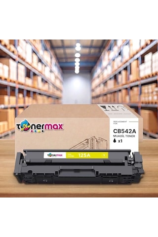 Hp Color Laserjet Cm1312nfi Mfp Uyumlu Toner Çipli Cb542a Sarı