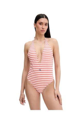 Calvin Klein Kadın Turuncu Derin V Yaka Mayo Lv00q61216-16310
