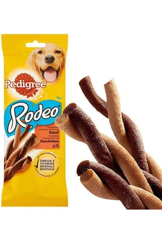 Pedigree Rodeo Sığır Etli Yetişkin Köpek Ödülü 10 x 123 G