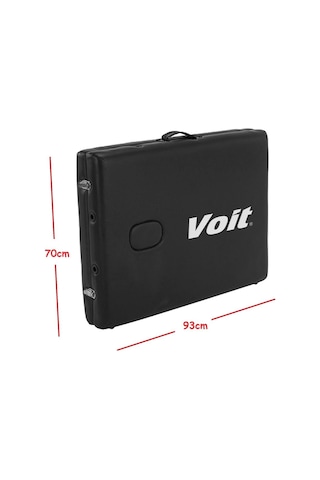 Voit 55003 Siyah Çanta Şeklinde Katlanabilir Masaj Masası + Kılıf