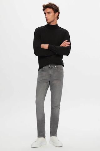 D's Damat Slim Fit Düz Boru Paça Erkek Denim Pantolon - Gri 6HCJ3ORT00102