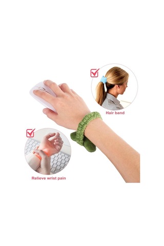 Pembe Fonken Çok Amaçlı Fare Bilek Pedi Saç Bandı Yumuşak Serbestçe Hareket Edebilen Bilek El Yastık Ofis Çalışanı Gamer İçin