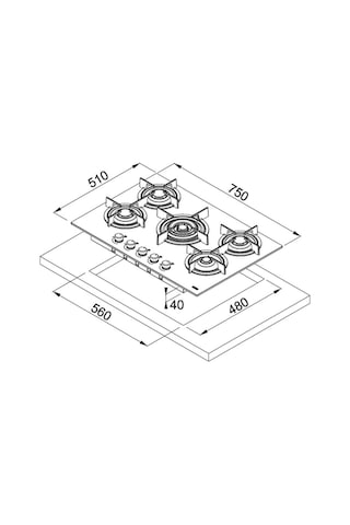 Franke FMA 86 H XS - FHCR 755 BK - FPJ 915 BK SS Ankastre Set