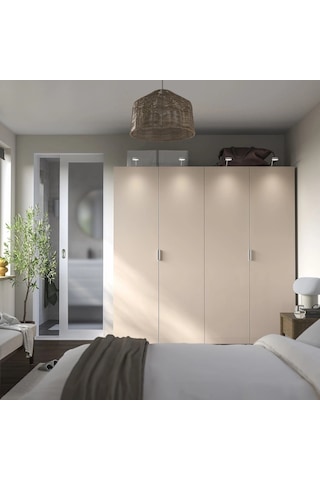 Ikea Çok Renkli Geniş Kapaklı Gardırop 200x60x201 Cm