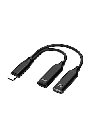 Forzacase Apple Uyumlu iPhone 15 16 Type-c + Şarj Kulaklık Çevirici 60w Fc1037