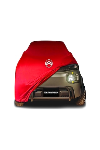 Citroen Ami Buggy 2025 - Araba Brandası Kırmızı Kumaş Toz Geçirmez Oto Branda