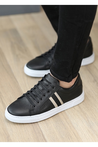 Hakiki Deri Günlük Rahat Erkek Sneaker Ayakkabı Grov8893 001