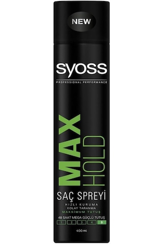 Syoss Maksimum Tutuş Sprey 400 ml x 2 Adet
