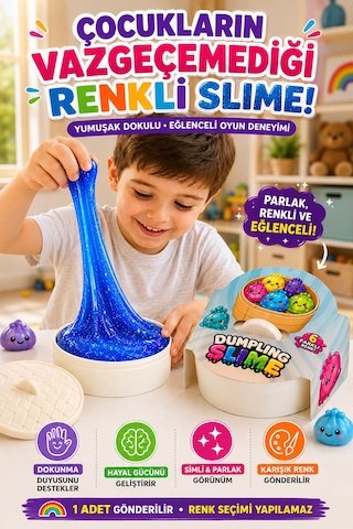 Slime Oyun Jeli Simli Karışık Renk Streç Hamur Eğitici Duyusal Oyun Motor Beceri Geliştiren Oyuncak