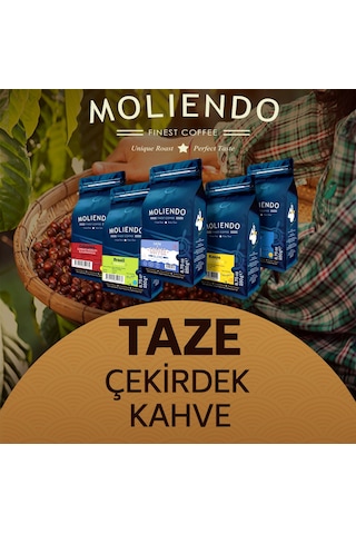 Moliendo Ekonomik Paket  Çekirdek Kahve 3 x 250 G