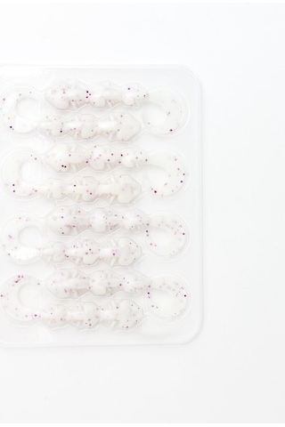 Fubelo Fubelorm 6 Cm Kokulu Silikon Balık 8 Pcs Pearl White Glow