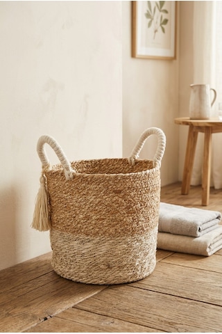 Organize Sepet Ort Kahverengi - Krem