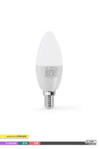 Ack 7w Led Ampül Aa09-00710 3000k Sarı Işık - Ct-4079 - 10 Adet 10'lu Paket