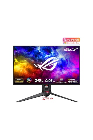 Asus ROG SWIFT PG27AQDM 26.5" 240Hz OLED WQHD Gaming Monitör