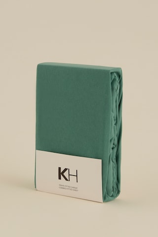 Karaca Home Penye Fitted Çarşaf Tek Kişilik 100x200+30 Cm Yeşil Yeşil