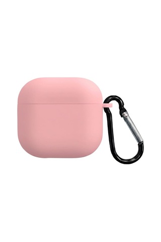 Caseonn Apple Airpods Uyumlu 5 Kılıf Askı Aparatlı Lansman Pembe