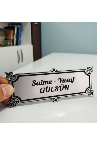 Sentez 3'Lü Set Kapı Isimliği Kapı Numarası Posta Kutusu Isimliği