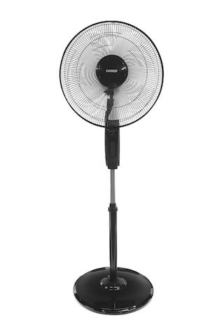 Everest Fan11, Siyah, Coolair, 3 Kademeli Hız, 40cm 5 Kanat Pervane Ve Çerçeve, 45w, Otomatik Salınım, Yükseklik Ayarlı Vantilatör