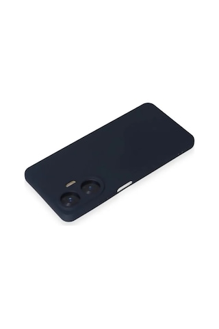 Jenerik Realme C55 Kılıf Nano İçi Kadife Silikon - Lacivert
