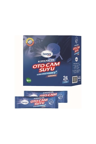 Silikonlu İz Bırakmaz Oto Cam Temizleyici 24 Ad 96 Lt