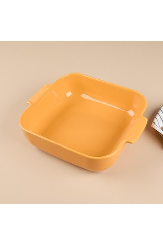 Aryıldız Elissa Kare Fırın Kabı Sarı 28 Cm Çok Renkli