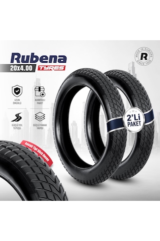 Rubena 20x4.00 Dış Lastik Road 100-406 R29 - 2 Li Set Rubena 20x4.00 Dış Lastik Road 100-406 R29 - 2 Li Set