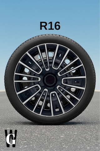 Fiat Egea 16 İnç Jant Kapağı 4 Adet Siyah Gri C117