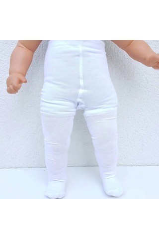 Bebegen Beyaz Bebek Külotlu Çorap