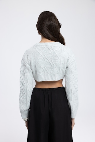 Mai Collection Mai Studios Co. Mohan Gri Crop Kazak Gri