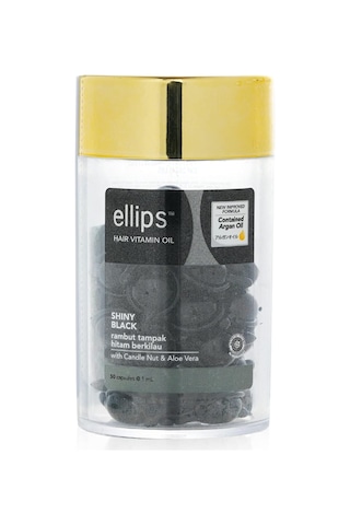 Ellips Siyah Saçlara Özel Işıltı Veren Saç Vitamini 50 Kapsül