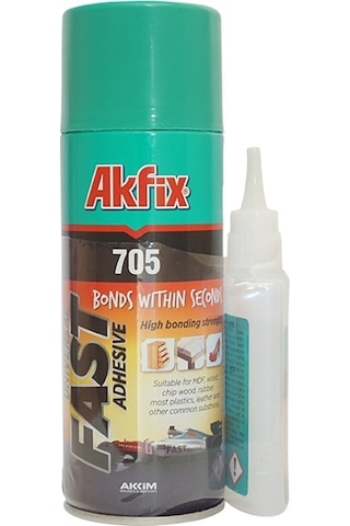 Akfix Mdf Kit 705 Universal Hızlı Yapıştırıcı 200 Ml + 50 Gr - GA060