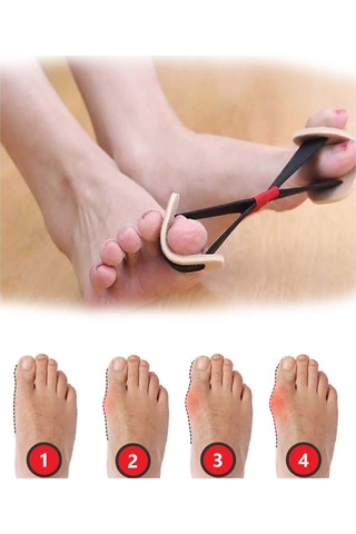 Büro Ev Ofis Personeli İçin Ayak Baş Parmak Kemik Düzeltir Egzersiz Lastiği
