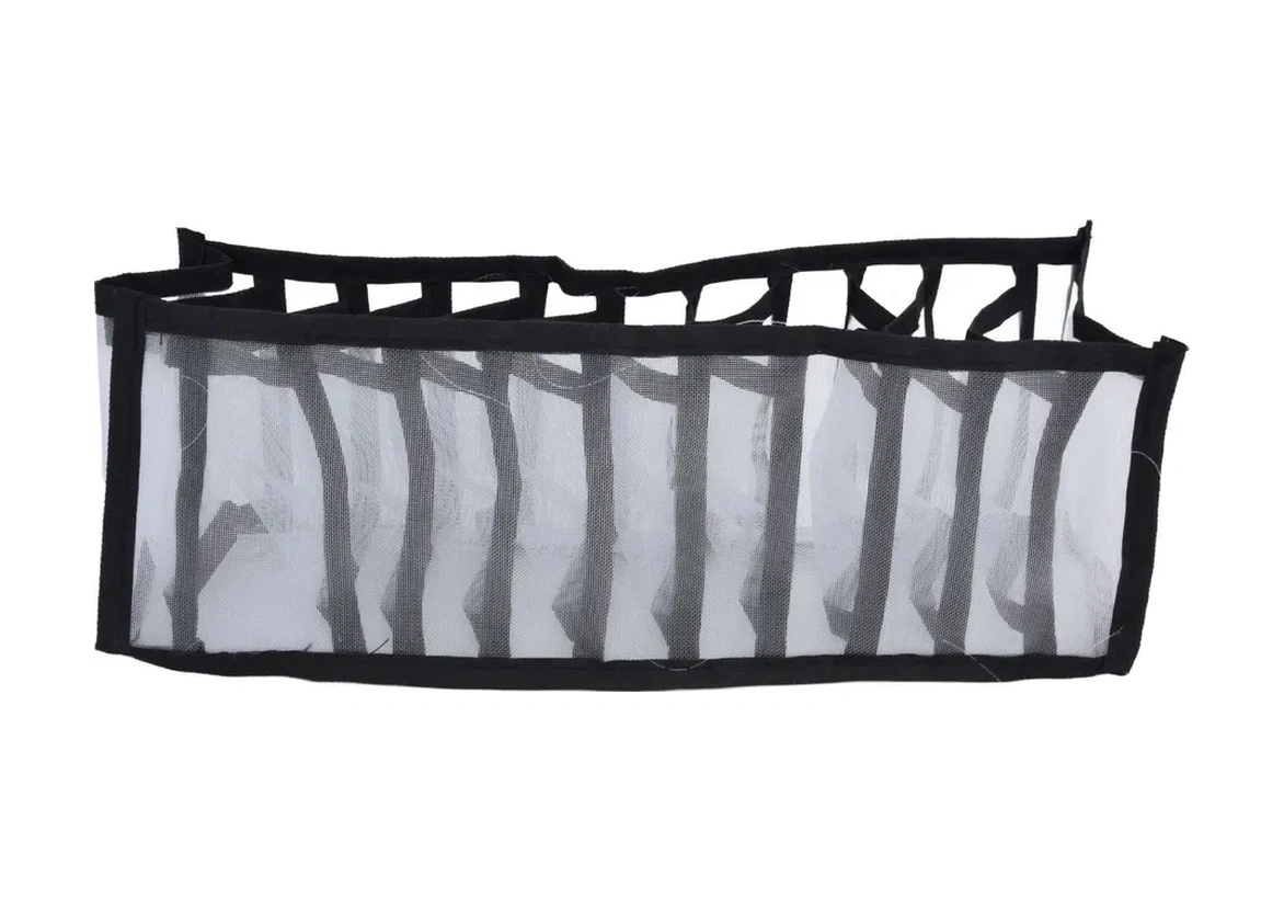 Kosona Siyah Çok Amaçlı Çekmecelik Depolama Kutusu - Nylon Malzeme, Katlanabilir, 33x16x40 Cm - Giyim, Çeyiz, Kozmetik İçin Tidy Organizer Siyah