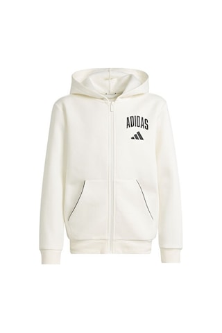 Adidas J Clgt Fl Fz Çocuk Günlük Ceket Kd4395 Beyaz