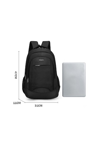 Aubyhe Kilitli Çanta Erkek Kadın Üniversite Sırt Çantası 15.6" Laptop Bölmesi Nylon Su Geçirmez Seyahat Okul Çantası Siyah Kırmızı Lacivert Siyah