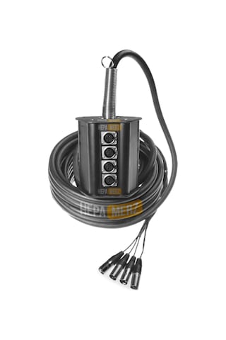Stage-4c-20m 4 Kanal 20 Metre Multicore Kablolu Hazır Stage Box