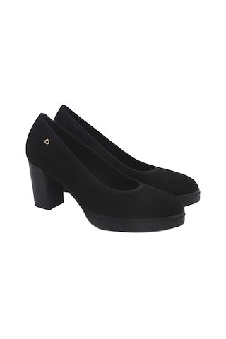 Sneaker Günlük Kadın Diğer 483700ds Donna Serena 3700 Ds Camoscio Nero Siyah