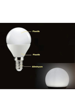 Cata Ct-4233 6w 220v E14 Duylu Led Ampul Beyaz 5 Adet