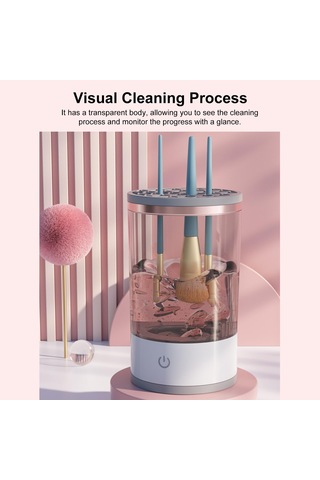 Galori Elektrikli Makyaj Fırçası Temizleyici Makinesi Her