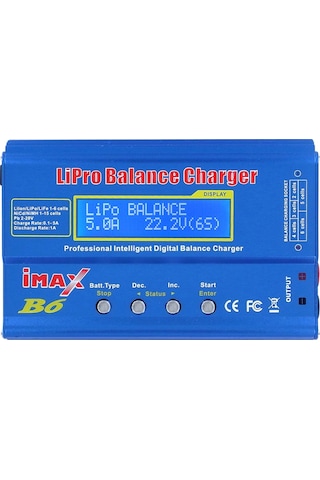Suntek Imax B6 Rc Pil Mavi Için Profesyonel Lipo Denge Şarj
