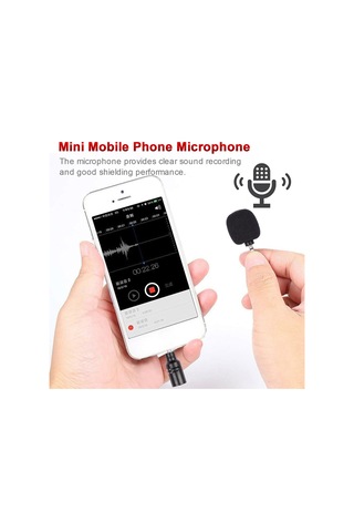 Singree Akıllı Telefonlar İçin 3.5mm Mini Yönlendirilebilir Mikrofon - Canlı Yayın Ve Video Kaydı