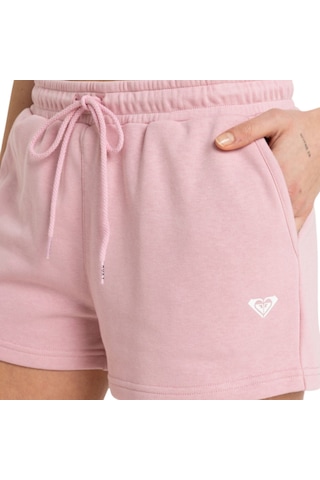 Roxy Surf Stoked Short Terry Mze0 Pembe
